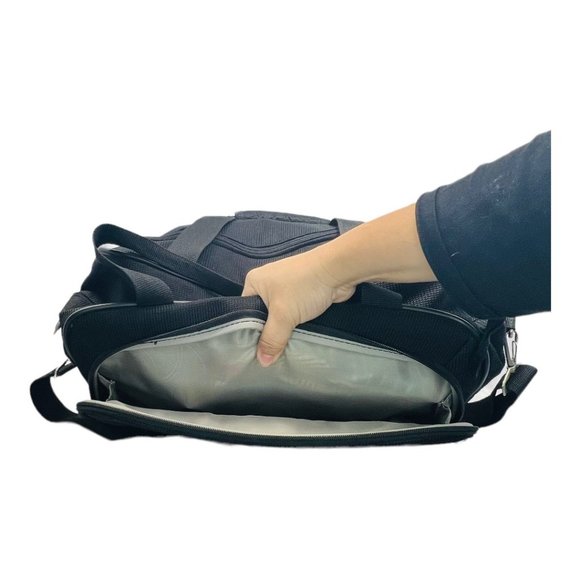 Samsonite Bags Samsonite Black Vinyl Travel Bag Euc Poshmark